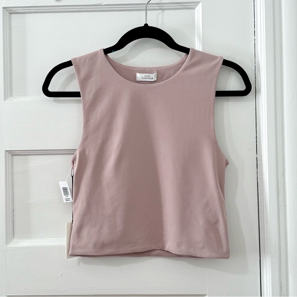 NWT Aritzia Babaton Contour Muscle Tank in Barely Blush